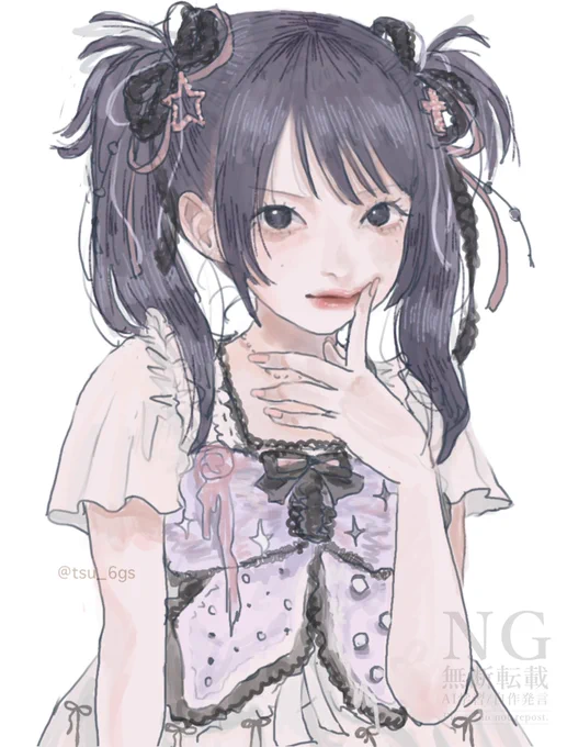 diig未沙ちゃんの生誕メセカイラストを描かせていただきました^> ·̫ <^