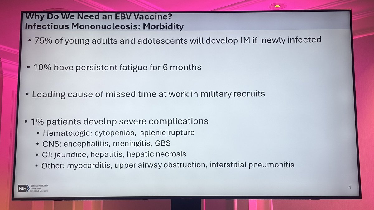 Por qué necesitamos pronto una vacuna contra el Virus del Epstein  Barr VEB <a href="/ESCMID/">ESCMID</a> #Vaccines