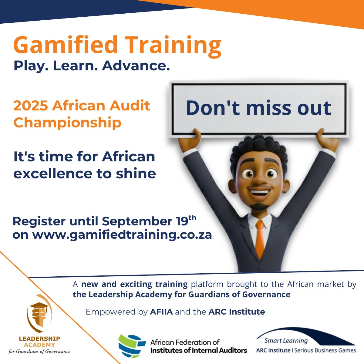 The leaderboard has spoken! Non-African players are taking the lead, showcasing the international prestige of the 2025 African Audit Championship, brought to you by the Leadership Academy for Guardians of Governance in partnership with the Global ARC Institute and supported by