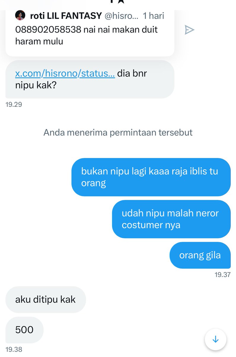 hycortis's tweet photo. qcnaisani yey makan duit haram lagi si nai qcnaisani naisa +62 831-2096-6503 083120966503 scammer n gestun kredivo blibli https://t.co/BTsAxN20uL