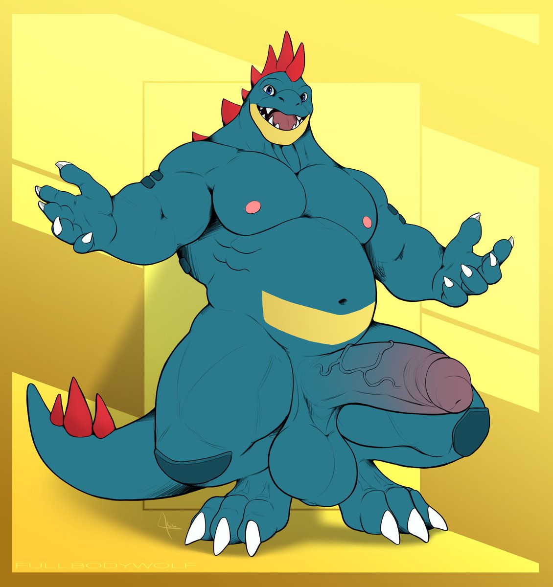 Come give your big Bubba a hug~ or a nude omen that’s what you really want~
Thank you to one of my besties <a href="/nsffsssh/">Fsssh</a> for getting me a commission from <a href="/FullBodyWolf/">FullBodyWolf</a> !!! I’ve been wanting a Bubba hug picture for so long x3