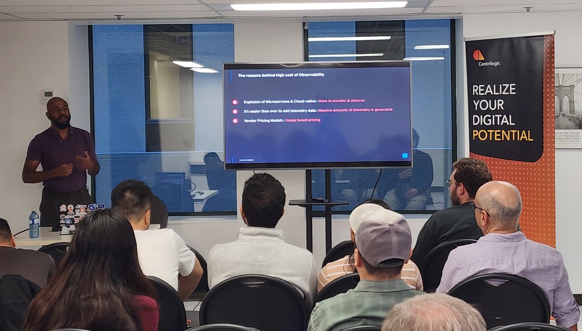 Centrilogic's tweet image. Another great night with the Toronto Enterprise DevOps User Group! 

We’re excited to continue growing and evolving this vibrant community of Toronto’s leading technology experts and working together to deliver impactful solutions to our companies and customers!