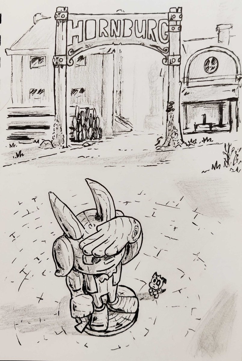 Mikes1184's tweet photo. Presenting some lil' sketches of HornBurg, that lil' town lost in the woods, in the middle of "nowhere".
It's the kind of place that you fall upon by accident.
I even did a map which is rare for me! x'D
HornBurg will be at the center in which side project shall unfold
#sonicoc https://t.co/RRGhnKJC4i