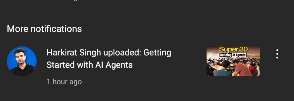 orcatwt's tweet image. It&apos;s time to learn about AI agents when hkirat posted a video on it.

#100xdevs #AiAgents