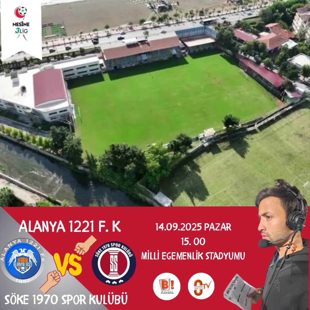 Bismillah...

T. F. F. Nesine 3. Lig 2. Hafta karşılaşması

Alanya 1221 F. S. K - Söke 1970 Spor Kulübü karşılaşmasının anlatımında sizlerle birlikteyim...
