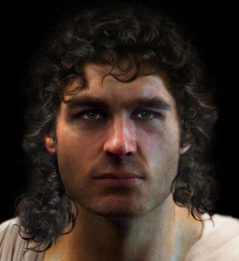 The new reconstruction of the Mycenaean Griffin Warrior is better then old one.