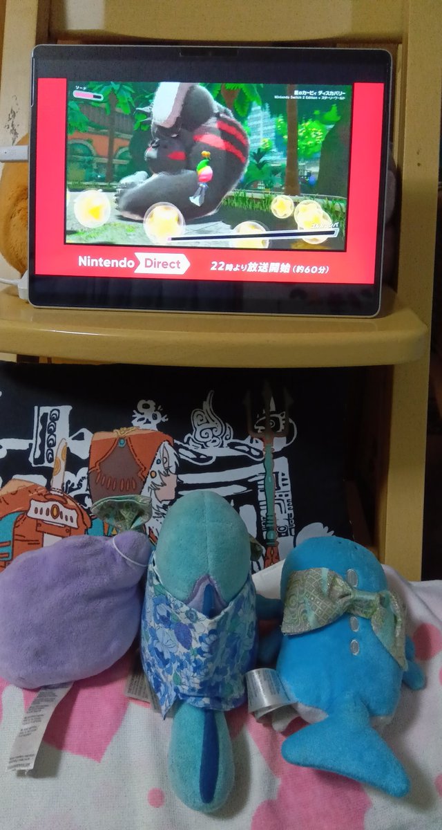 みんなで見てるよ〜
#NintendoDirect