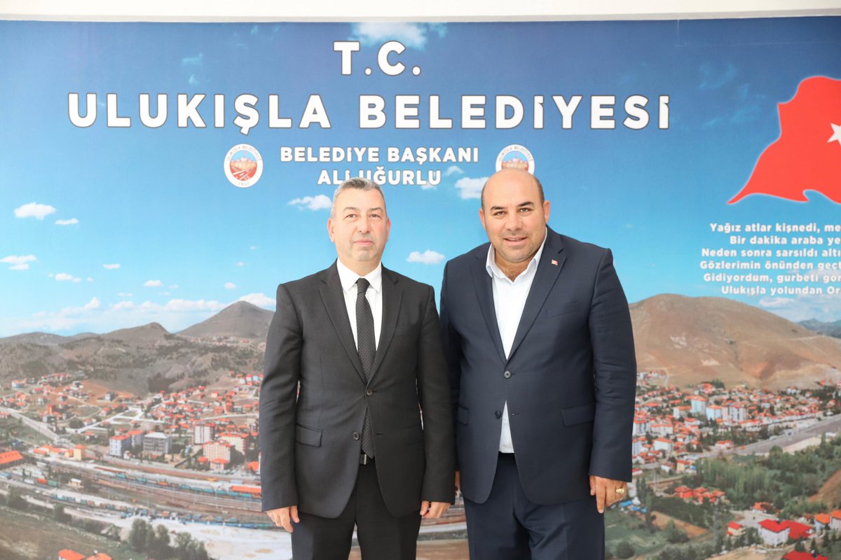 EkremGorceker's tweet photo. 📍 Niğde 

#Niğde’mizin Ulukışla ilçemizde belediyemizi ziyaret ettik.

Birlik ve beraberlik içinde, ilçemizin geleceğine yön verecek projeler ve vatandaşlarımızın ihtiyaçlarına yönelik çalışmalar üzerine istişarelerde bulunduk.

Misafirperverliği için Ulukışla Belediye Başkanı Sayın Ali Uğurlu’ya ve kıymetli ekibine teşekkür ediyorum.