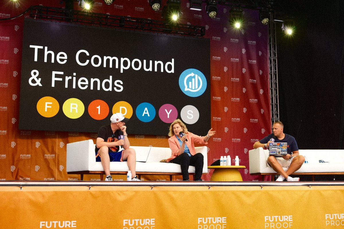 The Compound (@thecompoundnews) on Twitter photo $1.5 Trillion Money Manager Jenny Johnson Speaks Out | TCAF 208🎙️
<a href="/Downtown/">Downtown Josh Brown</a> and <a href="/michaelbatnick/">Michael Batnick</a> are at <a href="/FutureProof_HQ/">Future Proof</a> Festival with special guest Jenny Johnson, President and Chief Executive Officer of <a href="/FTI_Global/">Franklin Templeton</a> to discuss: secrets to a successful career in finance, the rise $1.5 Trillion Money Manager Jenny Johnson Speaks Out | TCAF 208🎙️
<a href="/Downtown/">Downtown Josh Brown</a> and <a href="/michaelbatnick/">Michael Batnick</a> are at <a href="/FutureProof_HQ/">Future Proof</a> Festival with special guest Jenny Johnson, President and Chief Executive Officer of <a href="/FTI_Global/">Franklin Templeton</a> to discuss: secrets to a successful career in finance, the rise