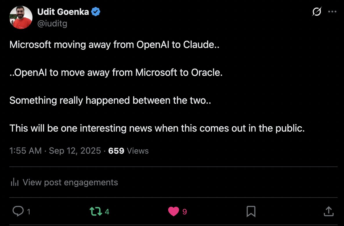 About 16h ago, I tweeted and predicted the same...