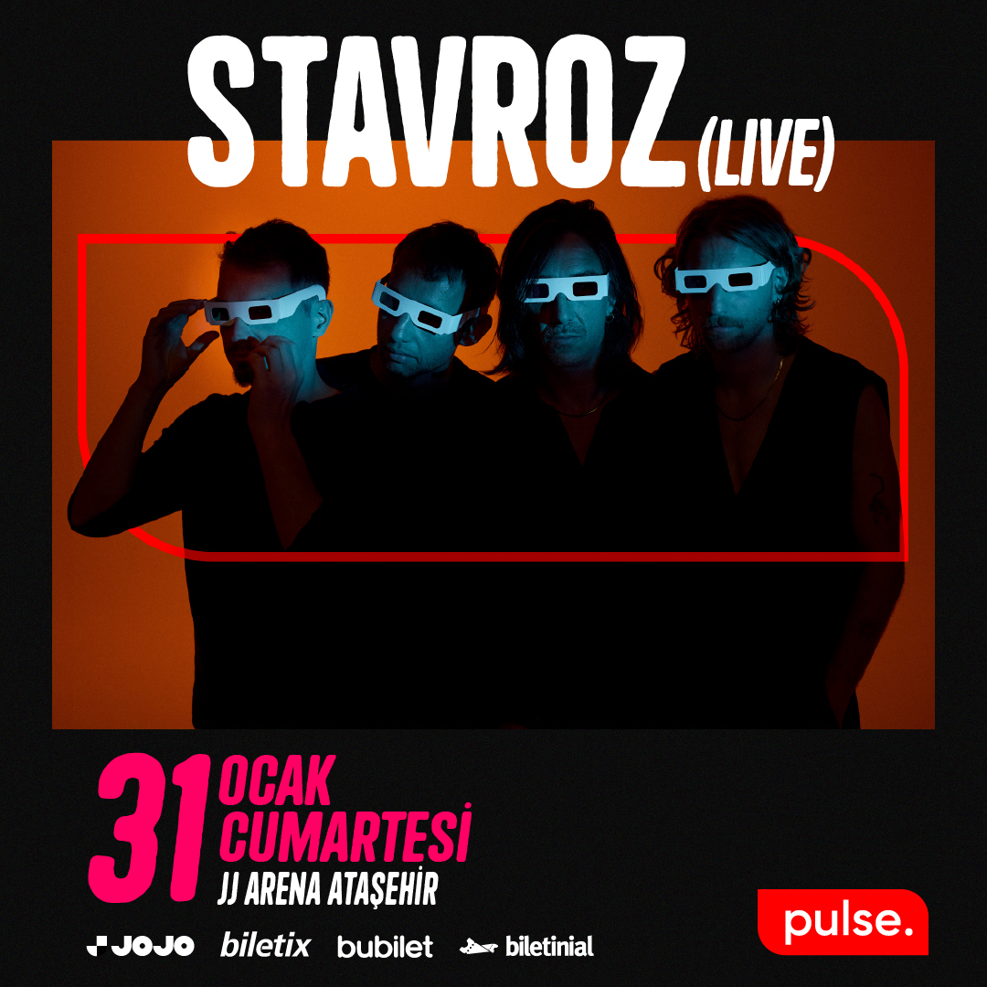 Analog ruhu ve elektronik varoluşuyla Stavroz, 31 Ocak’ta en çok dinlendiği şehrin izleyicisiyle Pulse organizasyonuyla JJ Arena Ataşehir’de buluşacak. ✨

Etnik melodilerle hipnotik bir performans için biletler 👉🏻 jly.at/4nayoqj