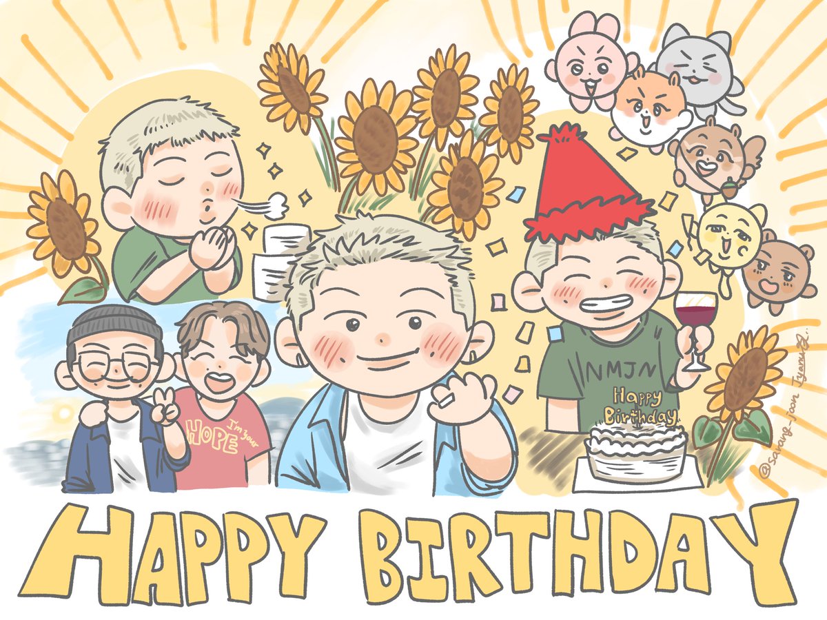 sarang_joon's tweet photo. #HAPPYRMDAY
#btsfanart #RM
#HappyBirthdayRM https://t.co/9XJPFSE9FA