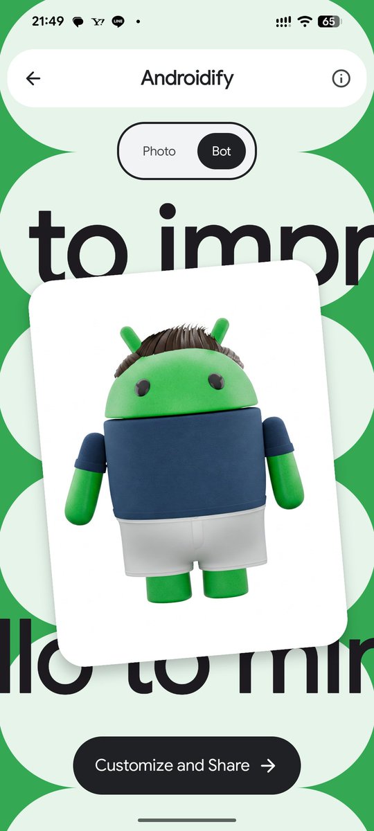 MineKura_Ka's tweet image. なんだこれはたまげたなぁ
#Androidify