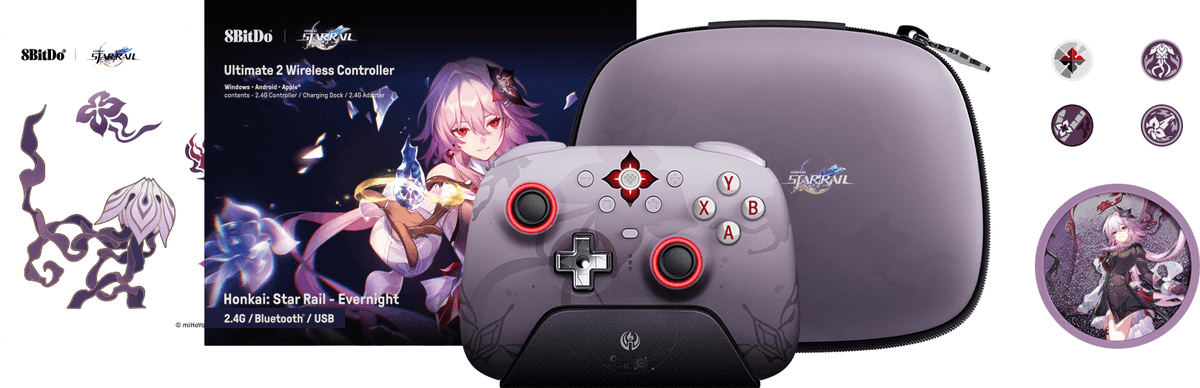 8BitDoから長夜月モデルのコラボコントローラー『8BitDo Ultimate 2