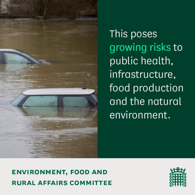 CommonsEFRA's tweet photo. We've launched an inquiry into the UK's climate and weather resilience👇
