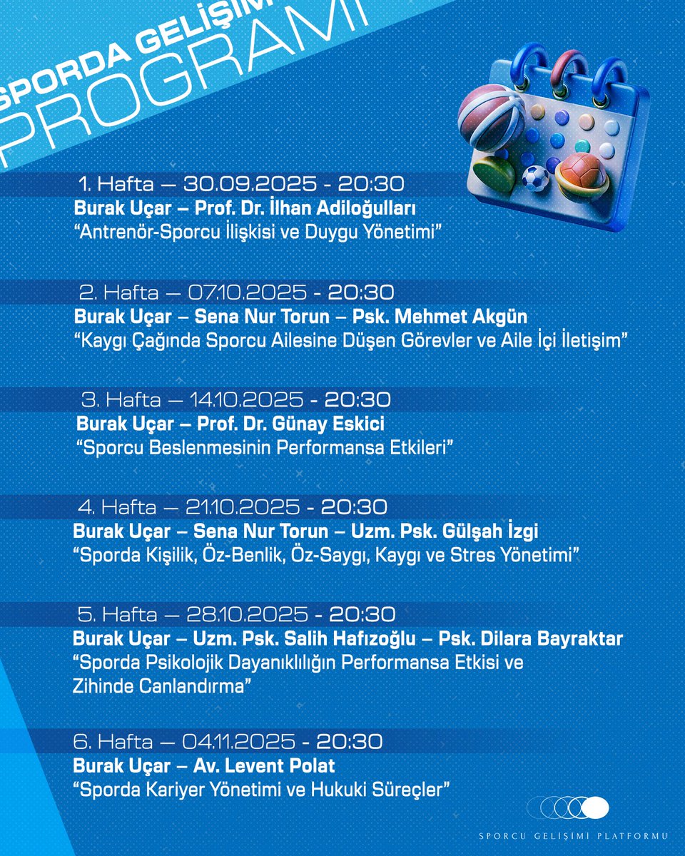 Mod7Team's tweet photo. 📢 Sporda Gelişim Programı Başlıyor!
Genç sporcuların mental, duygusal ve sosyal gelişimi, uzun vadeli başarının en kritik faktörü.
6 haftalık bu özel program tam da bu noktaya odaklanıyor. 

📩 Bilgi ve kayıt için: DM / info@sporcugelisimi.com
📞 0540 970 00 07 https://t.co/fHe97srgDq