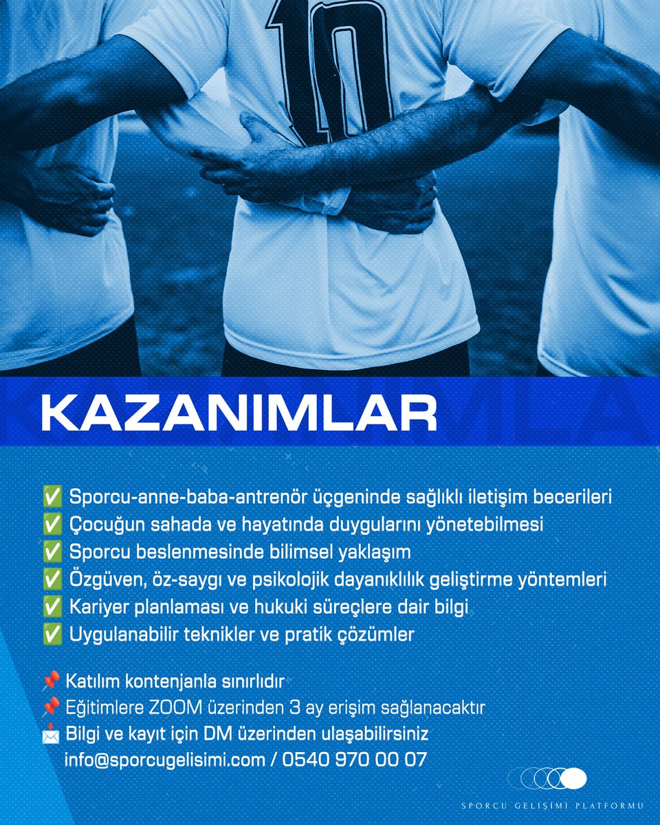Mod7Team's tweet photo. 📢 Sporda Gelişim Programı Başlıyor!
Genç sporcuların mental, duygusal ve sosyal gelişimi, uzun vadeli başarının en kritik faktörü.
6 haftalık bu özel program tam da bu noktaya odaklanıyor. 

📩 Bilgi ve kayıt için: DM / info@sporcugelisimi.com
📞 0540 970 00 07 https://t.co/fHe97srgDq