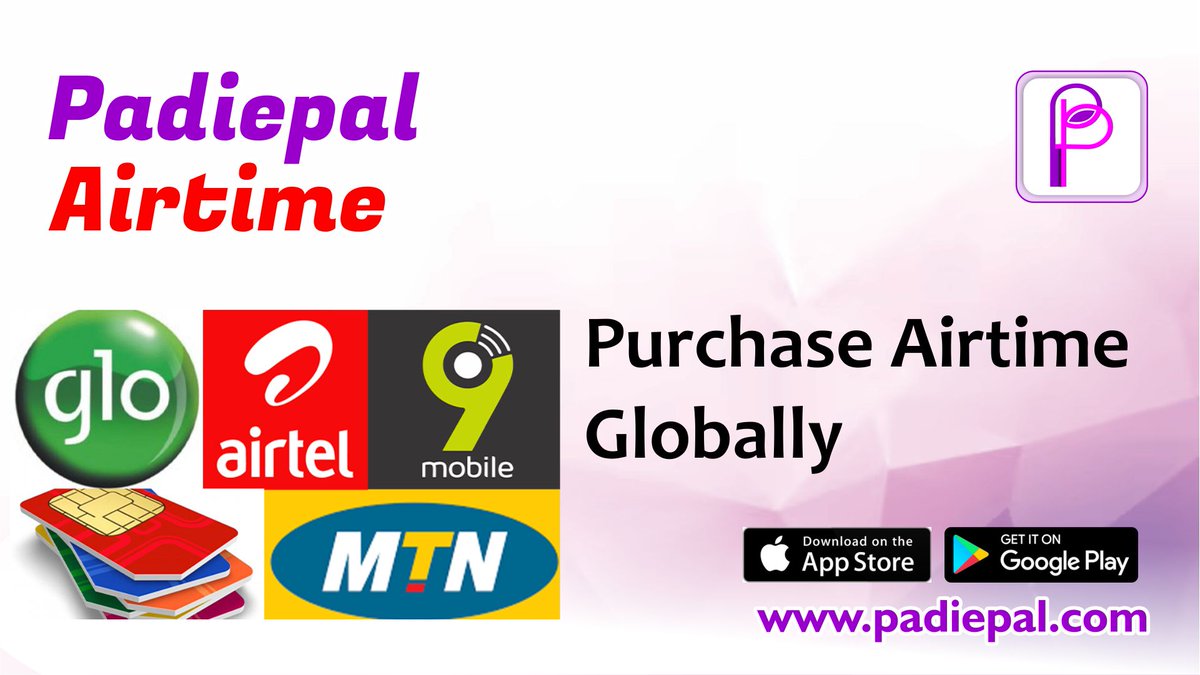 PadiePal's tweet image. 🌍 Purchase Airtime &amp;amp; Data Bundles Globally!
Stay connected no matter where you are. With the PadiePal app or website, you can top up airtime and data for any number — anywhere in the world
📱 Download the app or visit  padiepal.com
#PadiePal #GlobalTopUp #DataBundle