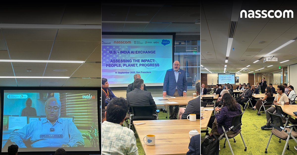 Building bridges between Silicon Valley and India's AI innovation ecosystem. 

We participated in a pre-event of the #ImpactAISummit at the San Francisco office of Salesforce, featuring great insights from Abhishek Singh, DG NIC &amp; Additional Secretary, MeitY, GoI, on global AI