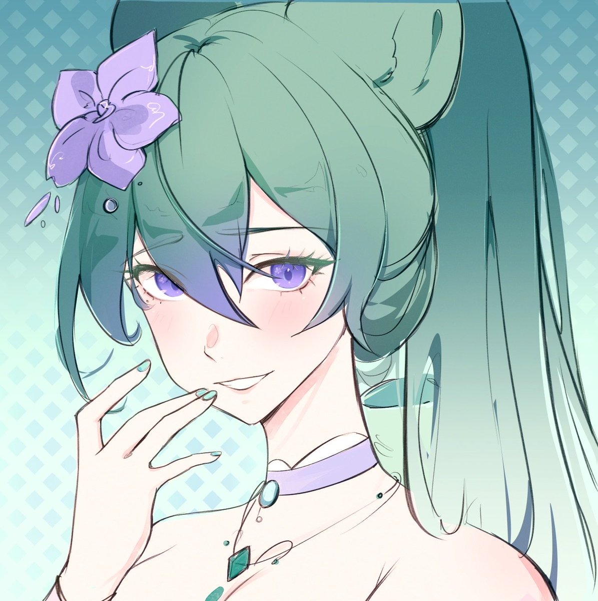 I'll be drawing more of my friends in the upcoming weeks 🌸

<a href="/EmeraldMousey/">EmeraldMousey🐭 Crochet Comms Open!</a>