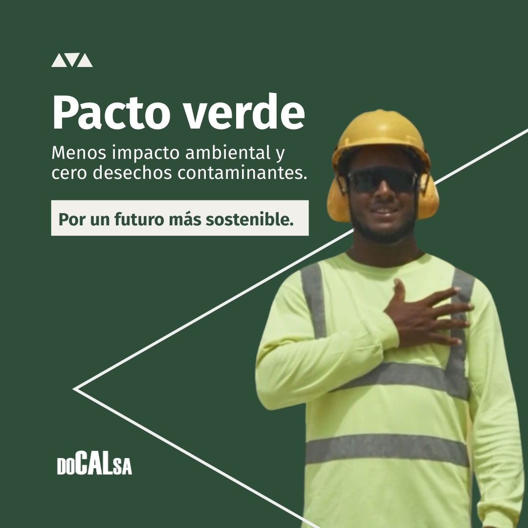 Docalsa_do's tweet image. En Docalsa, el Pacto Verde es nuestro compromiso de construir hoy un mañana mejor.  Integramos energías renovables, tecnologías más responsables y respeto al medio ambiente para avanzar hacia un futuro sostenible. ♻️

#PactoVerde #DocalsaRD #MineríaResponsable #FuturoSostenible