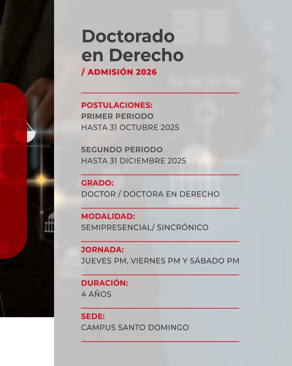 Doctorado en Derecho UCSC tweet media