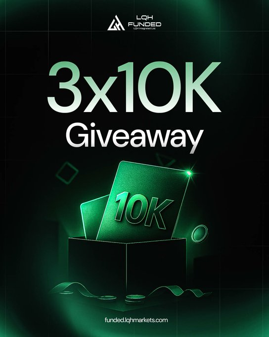 🦅 $30,000 giveaway

We're giving away 3 x 10K funded accounts for FREE

All you have to do:
- Follow <a href="/lqhfunded/">LQH Funded</a> AND <a href="/LQHMarkets/">LQHMarkets</a>
- Like + comment with proof

Winners in 48h