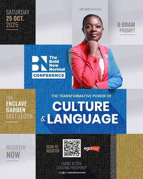 yaboagye12's tweet photo. ✨ Excited to attend The Bold New Normal Conference 2025! ✨

Thanks to @EcobankGhanaPLC for the invite. Catch me at Enclave  Gardens, East Legon on Sat, 25 Oct, as @LucyQuist shares insights on Culture &amp; Language. See you there! 👏

#BoldNewNormal #Culture #Language #Networking https://t.co/DPUJJwaPmE