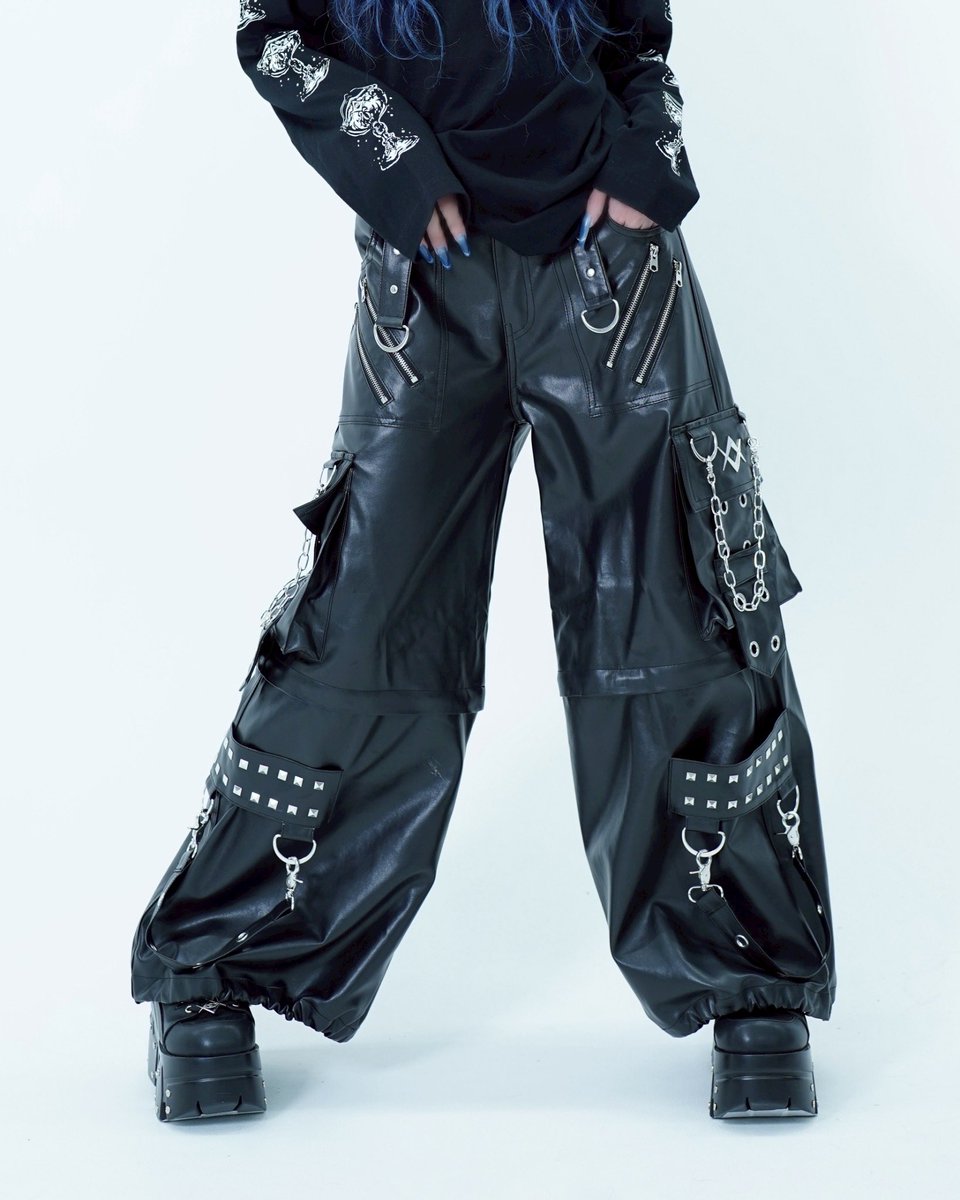 👁‍🗨REFLEM(レフレム) NEW ARRIVAL 2WAYワイドボンテージPUレザー