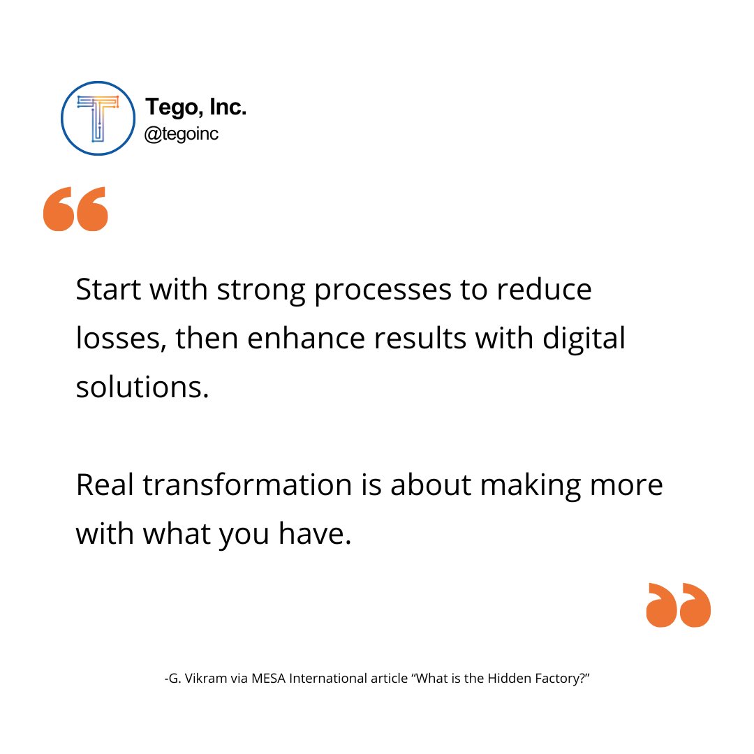 Excellent Manufacturing Enterprise Solutions Association (MESA) International article written by G Vikram on the Hidden Factory. 

Read full article here: lnkd.in/gZ-FaiWX

#Manufacturing #SmartManufacturing #IndustrialTransformation #IndustrialAutomation #Industry40