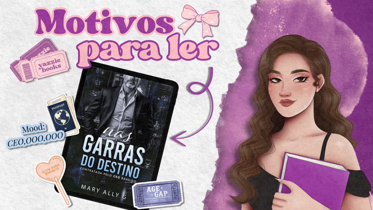 MOTIVOS PARA LER‼️

📖: Nas Garras Do Destino
✍️: <a href="/Maryallyg/">Mary Ally G</a> 

— A thread que vai agarrar vocês🧵