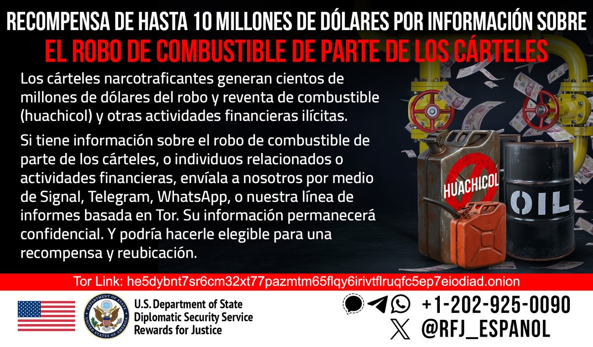 Rewards for Justice en Español tweet media