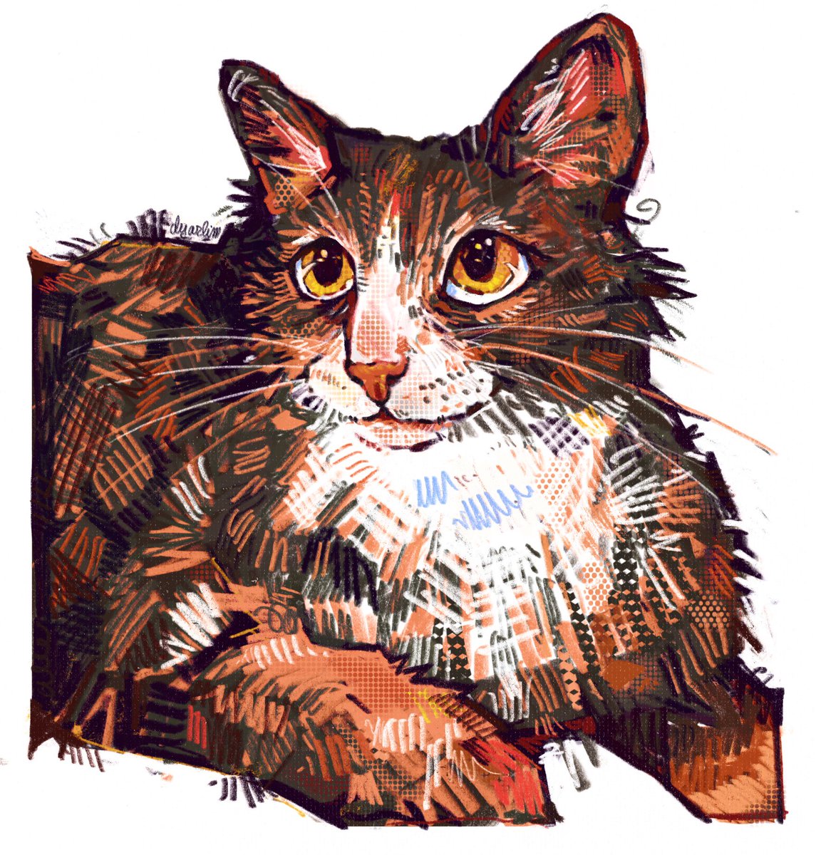 Texture study with Monkey <a href="/oreoeocat/">monkey & zoe ❤️ oreo 🌈</a> 🧡