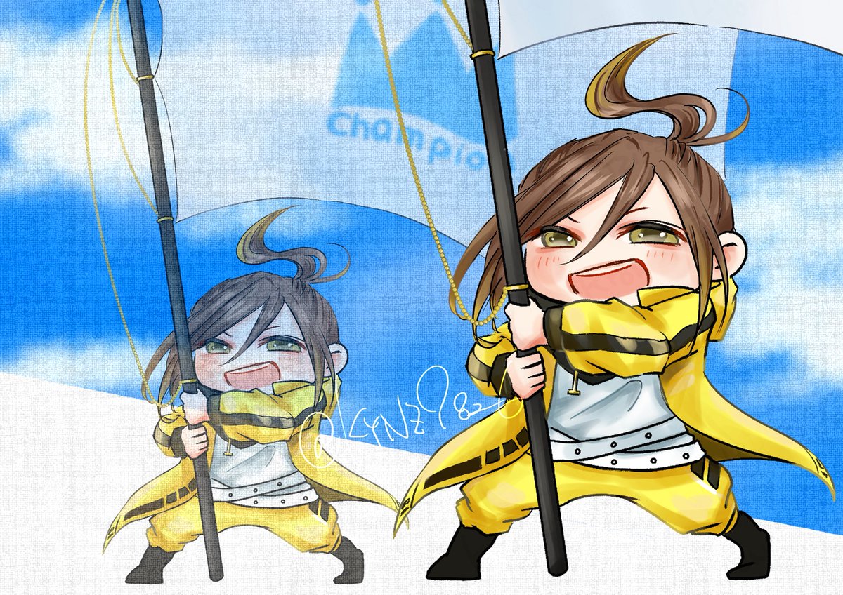 応援広告に携われて楽しかった(✌︎ ॑꒳ ॑✌︎)
イラストはこの2つ担当しました
合作もできちゃって幸🍀*゜