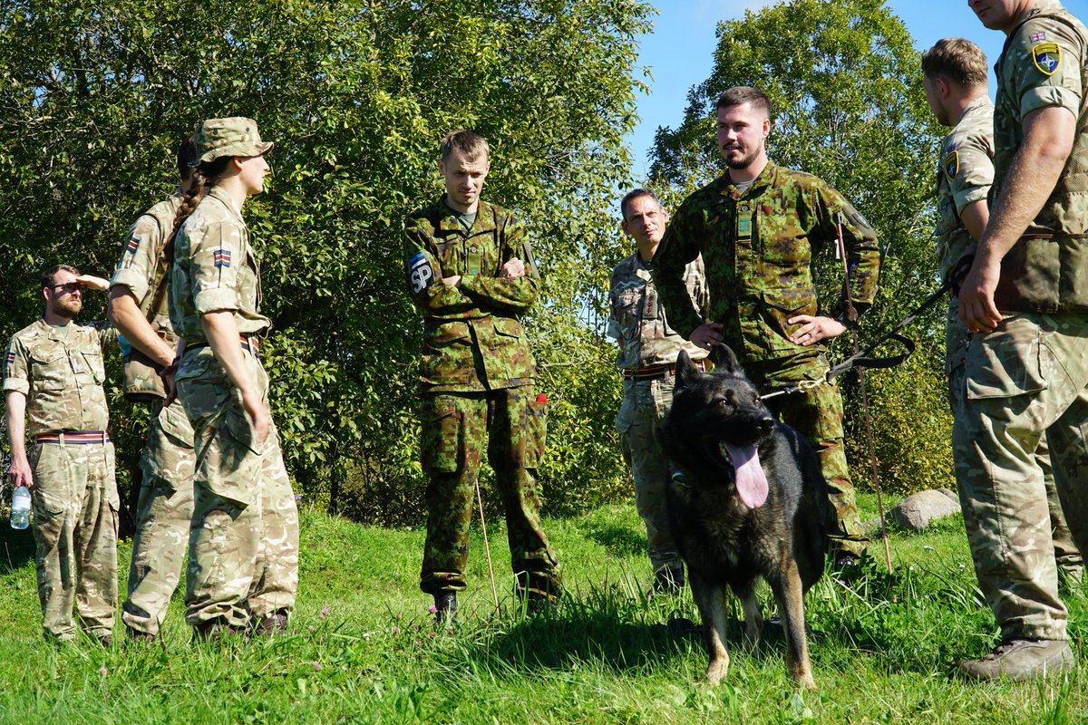 NATO Battlegroup Estonia (@natobgest) on Twitter photo Wishing everyone a paw-sative weekend 🐾🐕
Hounds from 1 Military Working Dogs bringing positive vibes to the battlegroup
#NATO #WeAreNATO #StrongerTogether #estonia #britisharmy #kaitsevagi #militaryworkingdog #feelgoodfridays #k9 <a href="/DefenceOps/">Defence Operations 🇬🇧</a> <a href="/hqmncne/">HQ Multinational Corps Northeast</a> <a href="/Kaitsevagi/">Estonian Defence Forces | Eesti Kaitsevägi</a> Wishing everyone a paw-sative weekend 🐾🐕
Hounds from 1 Military Working Dogs bringing positive vibes to the battlegroup
#NATO #WeAreNATO #StrongerTogether #estonia #britisharmy #kaitsevagi #militaryworkingdog #feelgoodfridays #k9 <a href="/DefenceOps/">Defence Operations 🇬🇧</a> <a href="/hqmncne/">HQ Multinational Corps Northeast</a> <a href="/Kaitsevagi/">Estonian Defence Forces | Eesti Kaitsevägi</a>
