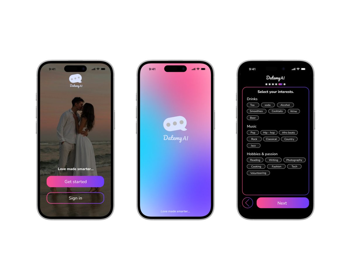 _hot_sh0t's tweet photo. I worked on the #DatemyAiapp, an AI-powered dating app that blends romance with technology.
The app helps users connect through smart AI conversations, personalized matches, and a seamless dating experience.
What do you think?
#UIUX
#datemyai https://t.co/PqARnrKjPD