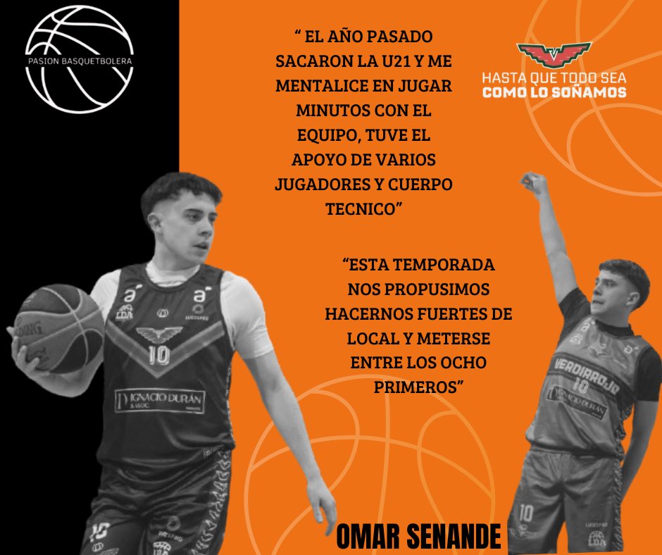 JuampiGallulo's tweet image. Nota a @omarsenande10 jugador de @VerdirrojoBbc 

Hablo de sus inicios, su aparición en la temporada pasada y el momento actual del equipo en busca del ascenso, entre otras cosas.

👉 nota completa youtube.com/live/PMSemLoNO…

#Verdirrojo 
#Pasionbasquetbolera 
#fmciudadela