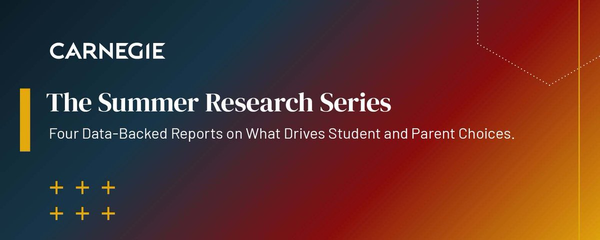 Check out new insights from our four summer research reports on what drives student and parent choices in higher education, along with future national research plans. hubs.li/Q03HFqW30