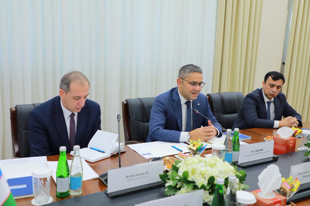 electionsuz's tweet photo. ✅ ЕХҲТ ДИИҲБ делегацияси билан учрашув   

Батафсил: https://t.co/t9LQSQTbiZ https://t.co/mYeD4d9QFO