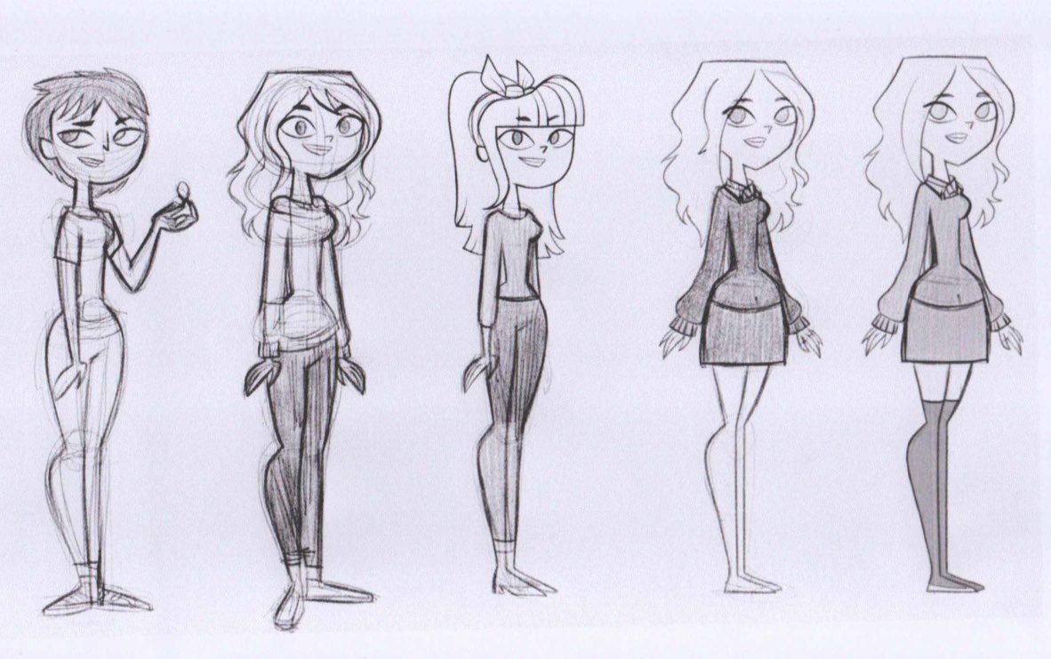 LEAK: The evolution of Dawn’s designs, dated 04/02/2010 #totaldrama