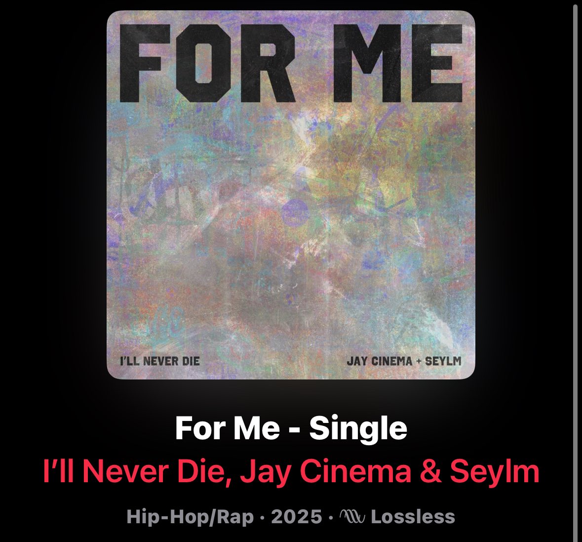“FOR ME” OUT NOWWWW with da family ‼️ <a href="/JayCinemaa/">Jay Cinema</a>  <a href="/illnevahdie_/">I'll Never Die</a> <a href="/juneayth/">genius 🧬</a> 

GET ON THAT ASAP.