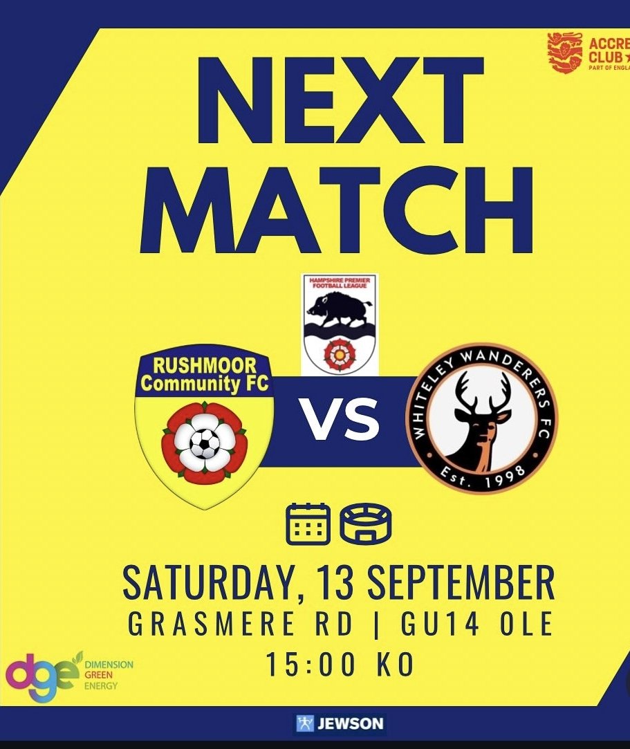 Rushmoor Community FC Mens tweet media