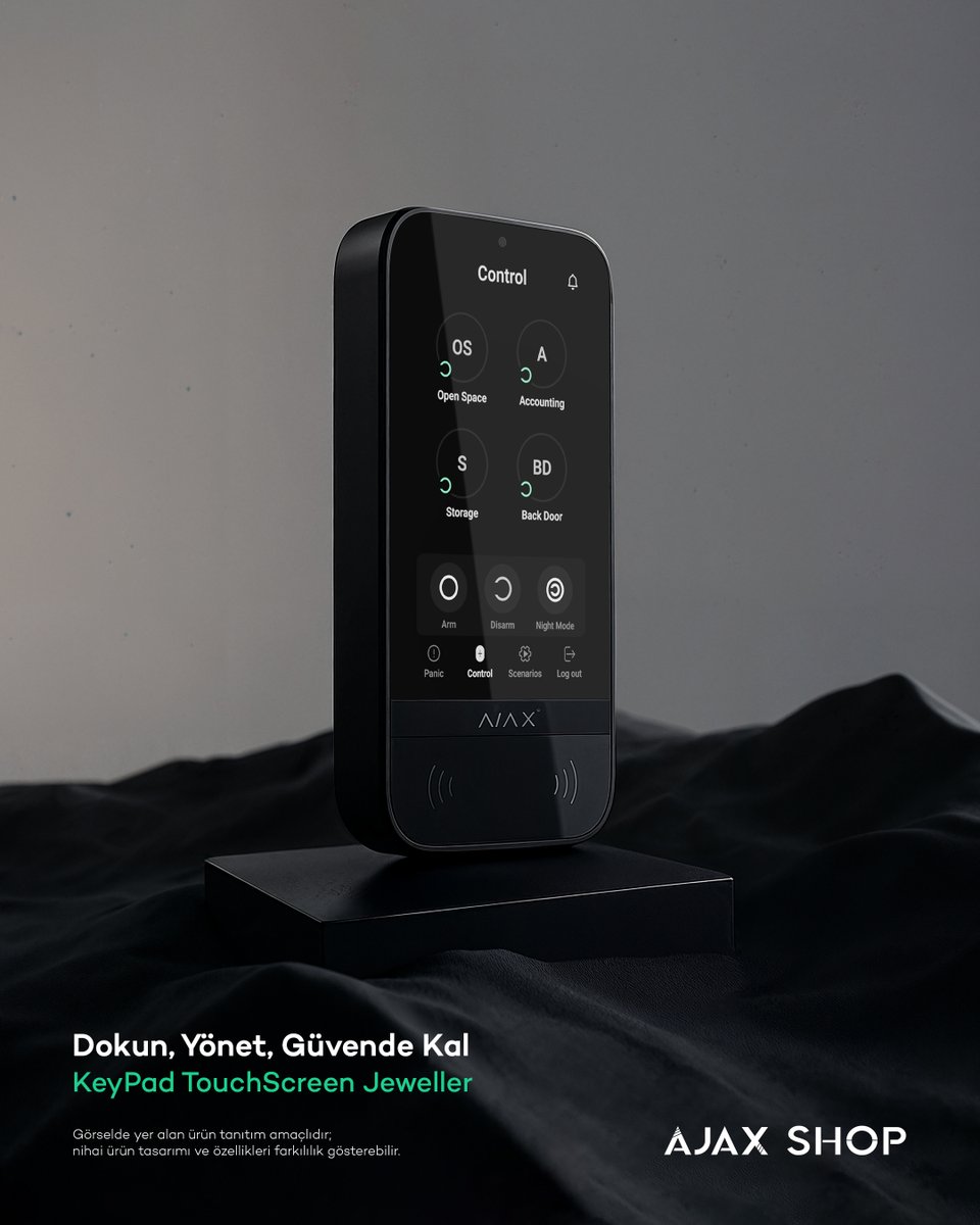 ajaxshoptr's tweet photo. Güvenliğinizi tek bir ekrandan yönetin👆

Sizi ve sevdiklerinizi korumak için tasarlandı.
Ajax KeyPad TouchScreen Jeweller ile sisteminizi kontrol edin.

🛒 Ürünün fiyatını görüntülemek için: https://t.co/MyFYV2kNdg https://t.co/azgU9AlVNO
