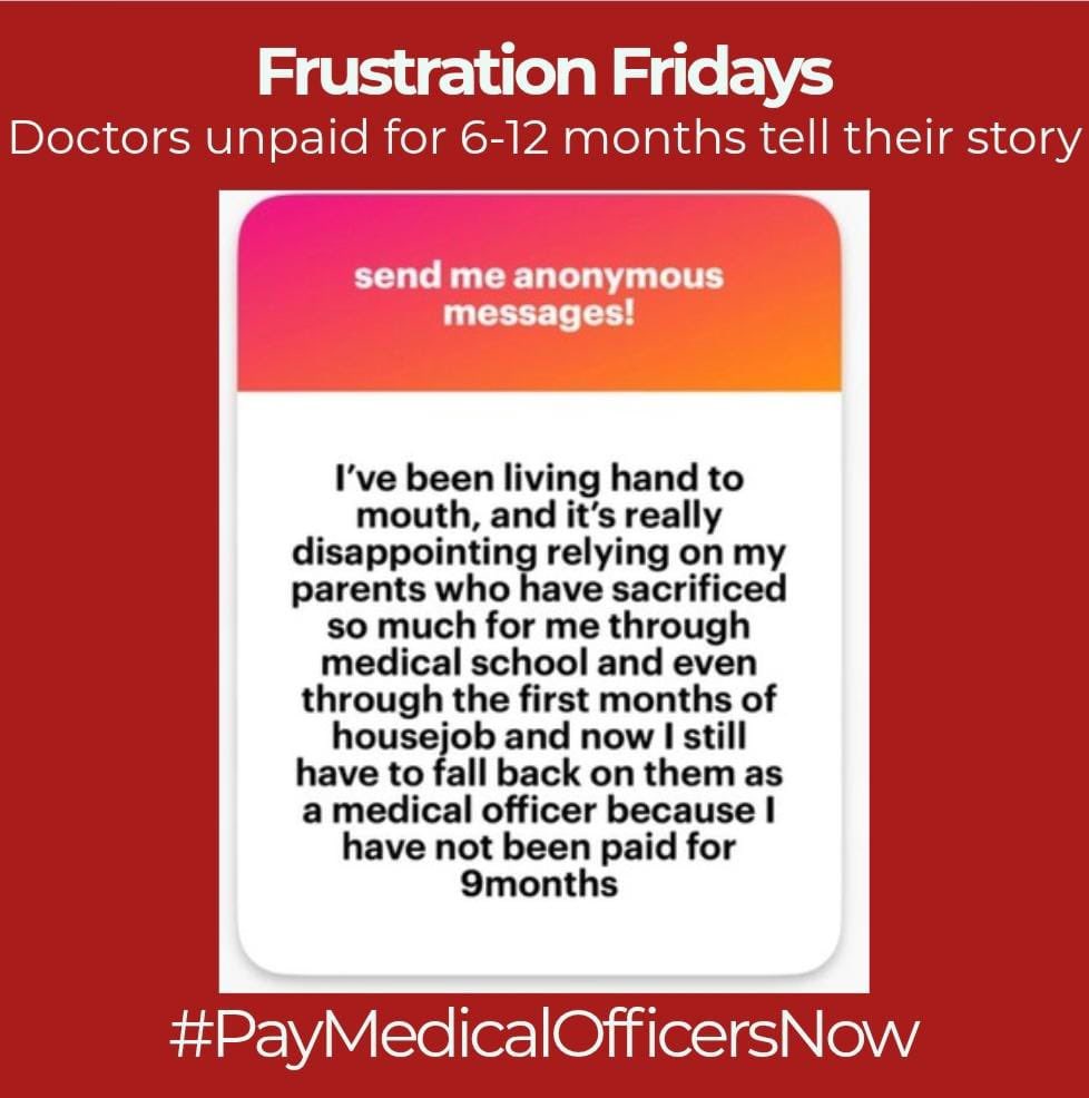This is becoming depressing…sigh😪

#PayMedicalOfficersNow 
#PayMedicalOfficersNow
#PayMedicalOfficersNow
#PayMedicalOfficersNow