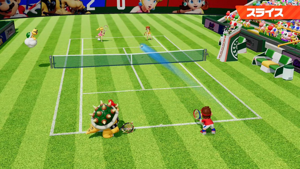 Switch2_Game8's tweet image. 『マリオ テニスフィーバー』が2026年2月12日に発売決定！

#ニンダイ #NintendoDirectJP