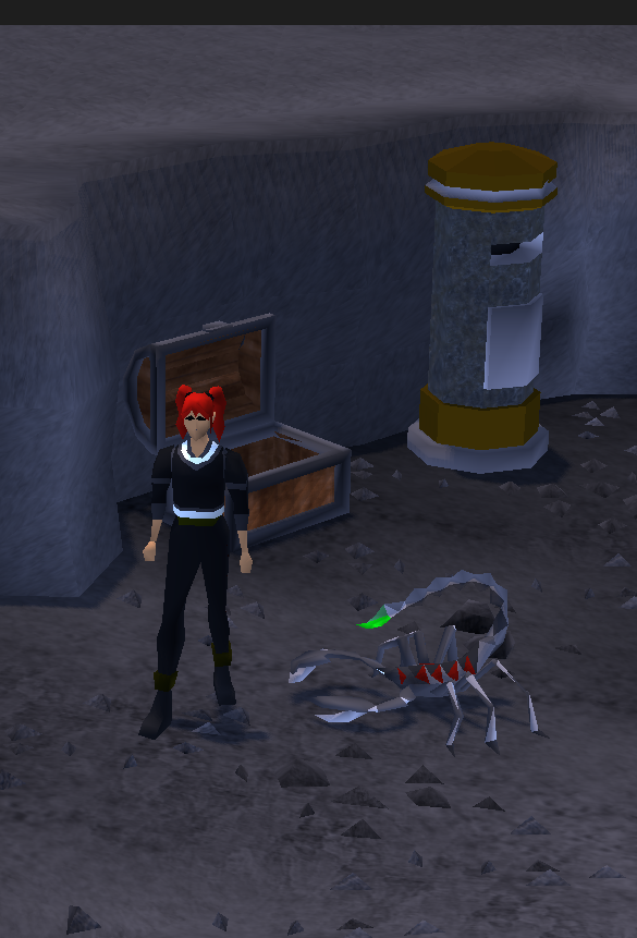 Mr_Marebear's tweet photo. What an annoying grind. 3830 KC Scorpia pet. #osrs https://t.co/P2N3OM28Az
