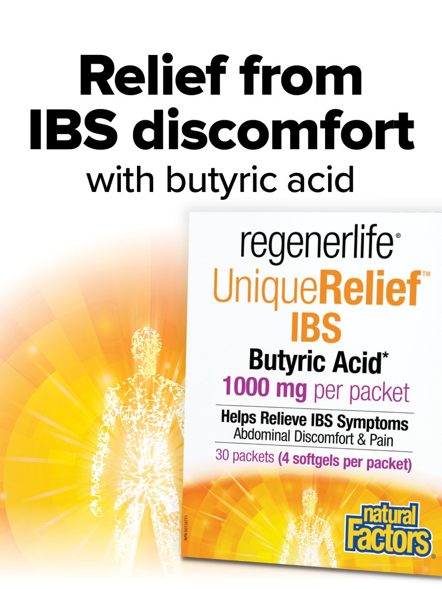 InfoNaturally's tweet image. Meet Regenerlife UniqueRelief IBS Butyric Acid, a short-chain fatty acid supplement that can help provide relief for IBS symptoms.

Visit us in-store to save during the Natural Factors Flyer Sale. 📷

Sale Ends September 30, 2025. 📷