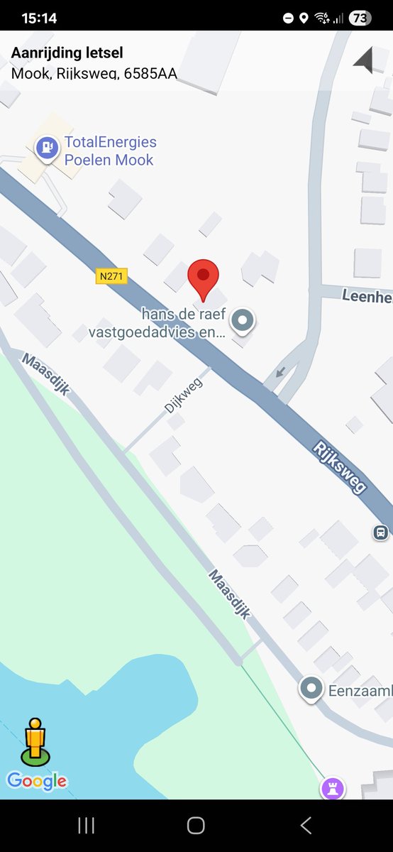 Aanrijding met letsel op Rijksweg, Mook