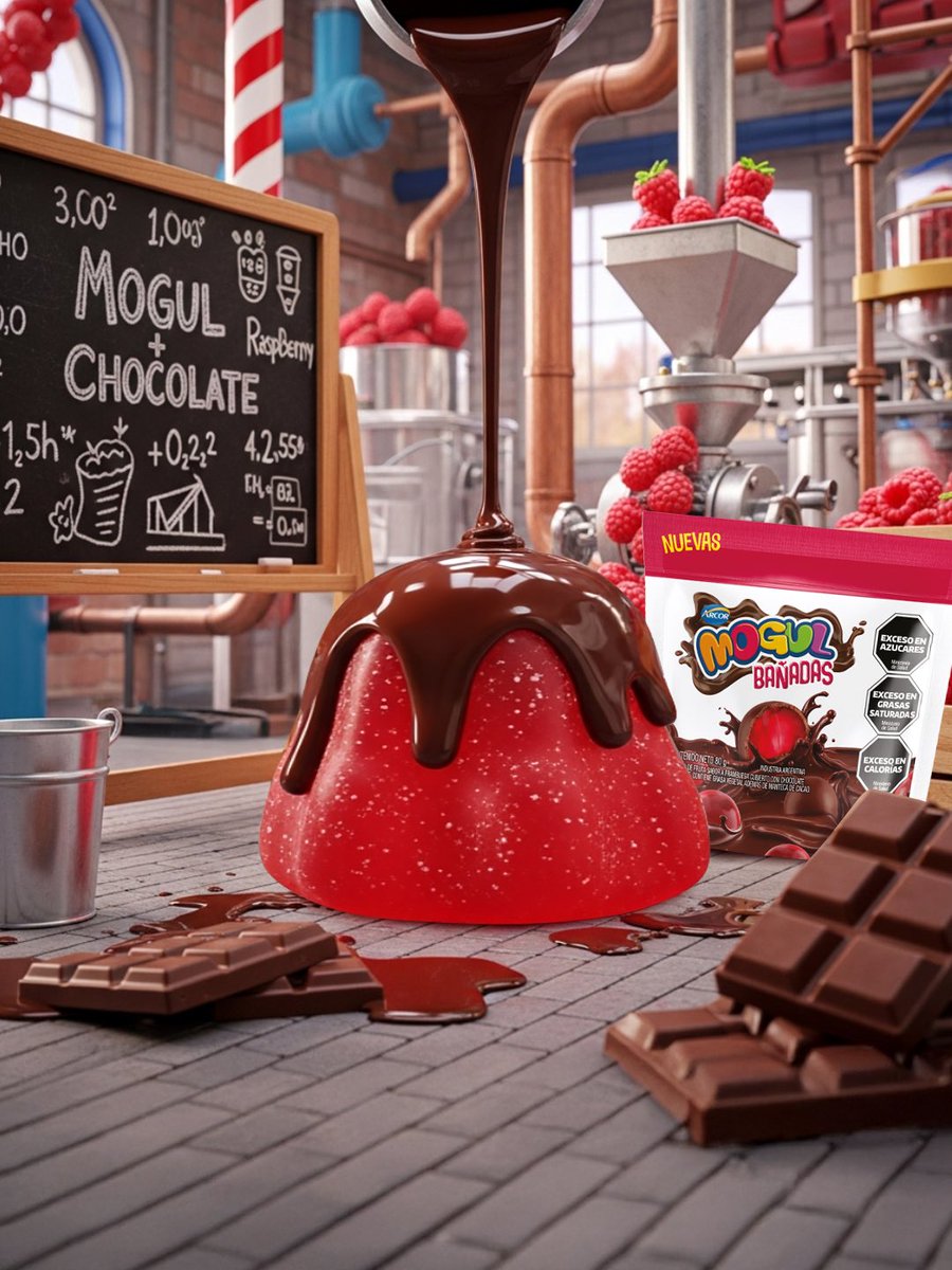 Mogul + chocolate. Solo los genios hacen eso. 🧠🍫
