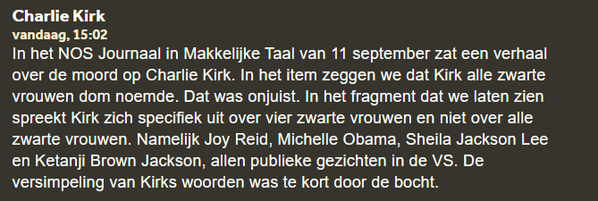 x.com/teapot_russell…. Wij kregen hier wat klachten over. Naar onze mening niets mis mee, maar de journalistieke kanjers bij de <a href="/NOS/">NOS</a> hebben toch aangegeven dat ze 'kort door de bocht gingen'.
